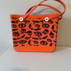 BOGG BAG Orange Halloween Print Tote